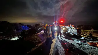 Otomobiller hurdaya döndü: Karaman'da 1 ölü, 1 yaralı