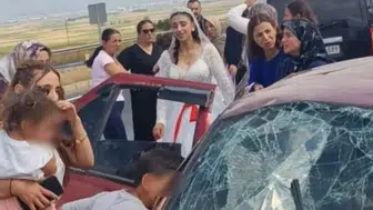 Erzurum'da düğün konvoyunda feci kaza: Mutluluk yarıda kaldı!