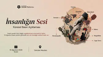 Filistin'e destek için dünya ayağa kalkıyor: Üsküdar Meydanı'nda dev buluşma