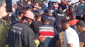 Bafra'da sulama kanalına düşen araçtaki gençten acı haber!