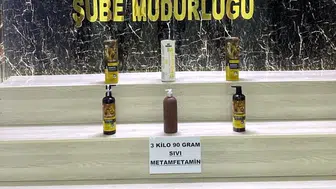 Tatvan'da şampuan şişelerinden 3 kilo uyuşturucu çıktı
