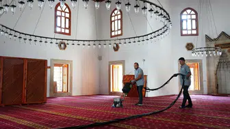 Bolu'da temizlik seferberliği: 112 cami bu yöntemle temizlendi
