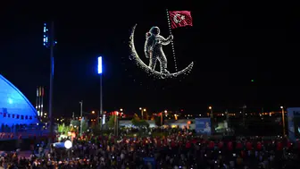 Konya Bilim Festivali'nde Türk Yıldızları ve dronelar ile gökyüzünde tarihi şov