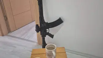 Çatalca'da uzun namlulu silahlı şahıs kendisini rehin aldı