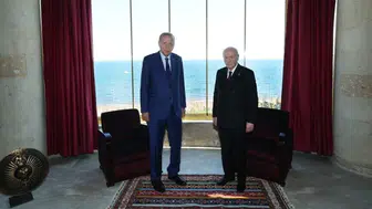 Cumhurbaşkanı Erdoğan, MHP Genel Başkanı Bahçeli ile görüştü