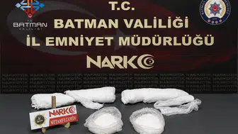 Kolundaki alçıya uyuşturucu gizleyen şahıs Batman'da yakalandı