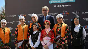Mavi ve yeşilin buluştuğu Ordu'da Türkiye Kültür Yolu Festivali zamanı