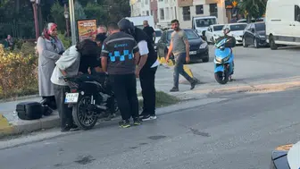 Eskişehir'de motosiklet kazası: Sürücü hastaneye kaldırıldı
