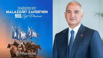 Bakan Ersoy’dan Malazgirt Zaferi paylaşımı: Anadolu’nun kaderi 955 yıl önce değişti