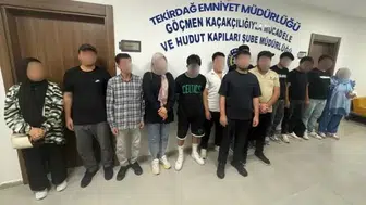 Tekirdağ'da kamyonette 19 düzensiz göçmen yakalandı