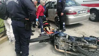 Hatay'da motosiklet ile otomobil çarpıştı: 2 yaralı