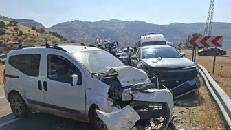 Adıyaman'da iki aracın çarpıştığı kazada 1 kişi yaralandı