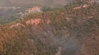 Antalya Kemer'de dün başlayan orman yangını kontrol altına alındı