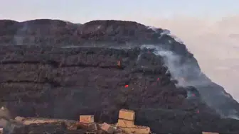 Gaziantep'te çıkan yangında binlerce dönüm arazi küle döndü