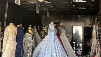 Boşanmak isteyen eşinin gelinlik dükkanını ateşe verdi!