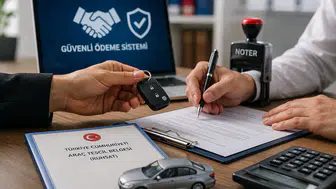 Araç satış işlemi nasıl yapılır, noterde hangi belgeler gerekir, Güvenli Ödeme Sistemi nasıl kullanılır, sigorta ne zaman yapılır?