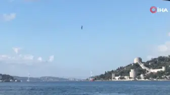 FSM köprüsünde intihar girişimi: Kaskıyla Boğaz’a atladı!