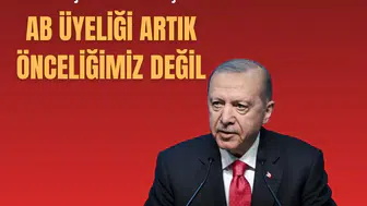 Cumhurbaşkanı Erdoğan’dan AB açıklaması: Üyelik artık önceliğimiz değil