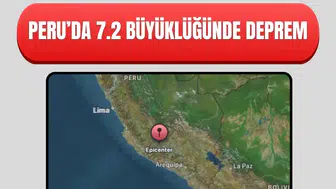 Peru’da 7,2 büyüklüğünde şiddetli bir deprem meydana geldi