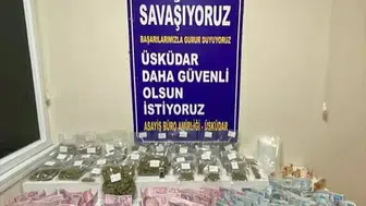 Üsküdar'da uyuşturucu operasyonu: 637 gram marihuana ele geçirildi