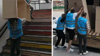 Eskişehir'de denetimli serbestlik yükümlüleri okulu baştan yeniledi