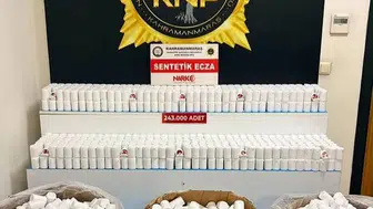 Kahramanmaraş'ta yüklü miktarda sentetik ecza ele geçirildi: 1 tutuklama