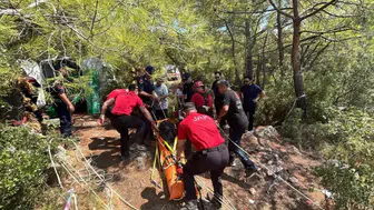 Fethiye’de korkunç acı: Kayaköy yolunda yüksekten düşen adam hayatını kaybetti!