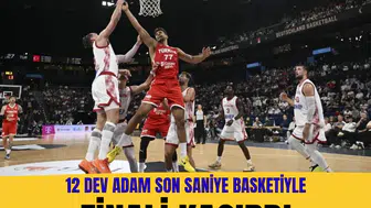 A Milli Erkek Basketbol Takımı Hırvatistan'a 95-94 yenildi