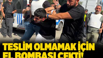 Adana'da nefes kesen operasyon: Firari hükümlü el bombasıyla polise direndi