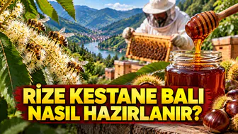 Rize kestane balı nasıl hazırlanır, üretimi nasıl yapılır, arılar nektarı bala nasıl dönüştürür ve peteklerde bal nasıl oluşur?