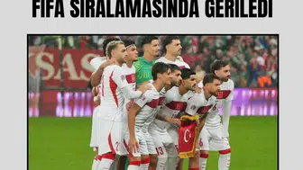 A Milli Takım FIFA sıralamasında 4 basamak geriledi