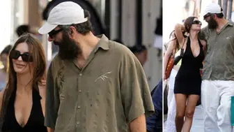 Ünlü model Emily Ratajkowski ve yönetmen Romain Gavras Roma'da yakalandı