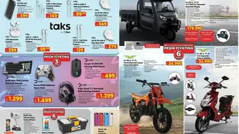 A101 Aktüel kataloğu yayımlandı: Kablosuz Gamepad ve Volta Motosiklet şaşırtacak!