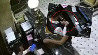 Müşterinin parası cebe gitti, 1 milyon dolarlık dolandırıcılık kameraya takıldı