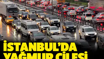 İstanbul'da yağmur çilesi: Anadolu Yakası'nda trafik yüzde 89'u gördü