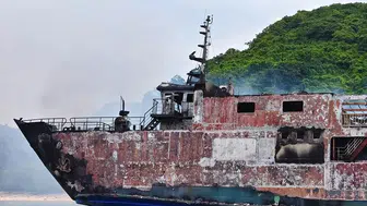 Filipinler'de yolcu feribotunda yangın: 5 ölü, 87 kişi kayıp