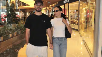 İlkay Gündoğan ve eşi Sara Gündoğan Zorlu AVM'de görüntülendi