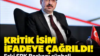 Eski SPK Başkanı İbrahim Ömer Gönül şüpheli sıfatıyla ifade verecek