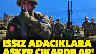 Yunanistan'dan Ege'de yeni tatbikat: Issız adacıklara asker çıkardılar