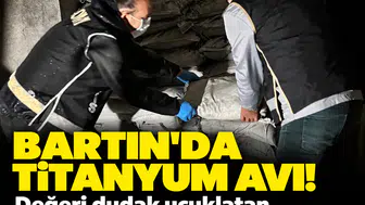 Bartın'da uçak ve roket yapımında kullanılan 8 ton titanyum ele geçirildi