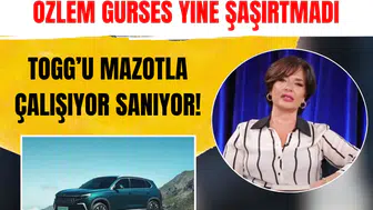 Özlem Gürses ekranlarda Togg çıkışıyla gündem oldu