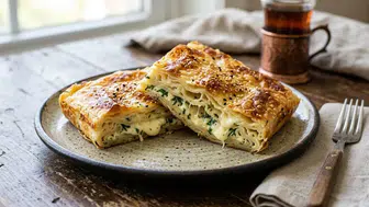 Peynirli su böreği nasıl yapılır? Hazır yufkadan su böreği tadında börek nasıl hazırlanır? Fırında kaç derecede pişer?