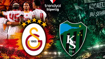 Galatasaray-Kocaelispor maçı ne zaman, saat kaçta, hangi kanalda? İşte maç detayları