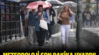 Meteoroloji son dakika uyardı! Türkiye'nin kuzeyi ve güneyi sağanak yağmurlu