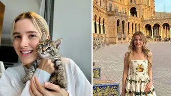 Kapıları açıyor, klozete giriyor: Pınar Sabancı'nın marifetli kedisi ilgi odağı oldu