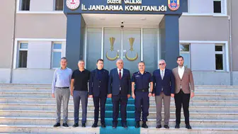 DTSO'dan Düzce İl Jandarma Komutanlığına üst düzey ziyaret