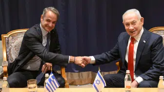 Binyamin Netanyahu ile Kiryakos Miçotakis New York'ta bir araya geldi