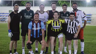Mercan Köşk ekibinden Tarsus'taki sette futbol molası