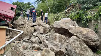 Fındık toplamaya gittiler, hayatları kurtuldu: Beşikdüzü'nde heyelan dehşeti