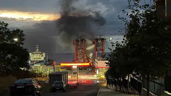 Ceyport Limanı'nda yangın paniği! Yoğun dumanlar kenti kapladı